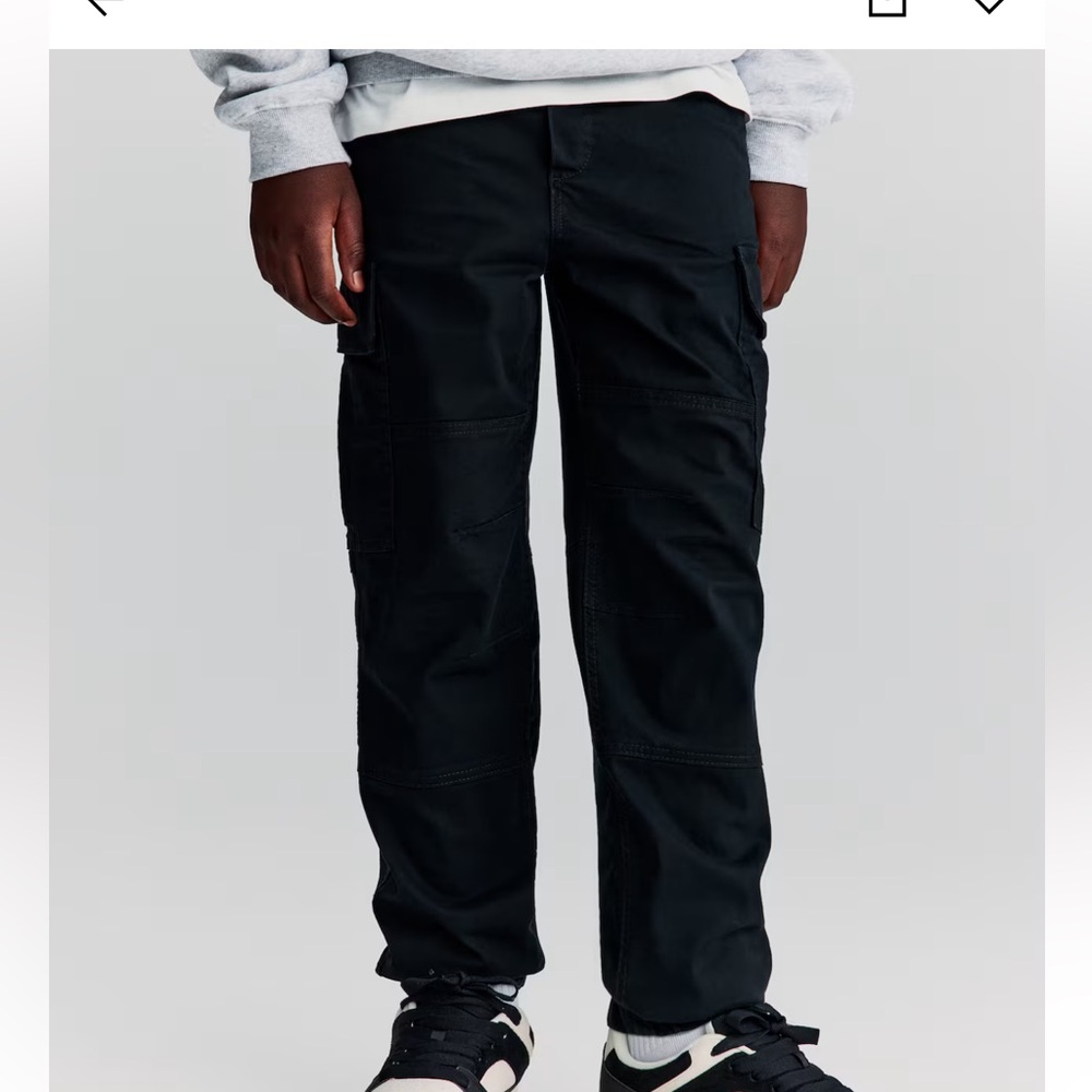 H&M Men's Dark Cargo Pants